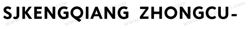 SJkengqiang zhongcu字体转换